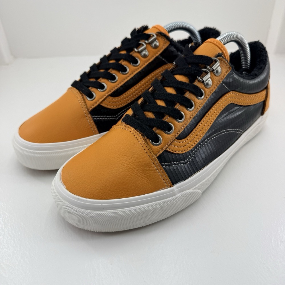 Vans Old Skool MTE Apricot Black Fur Lined Shoes Mens 7.5 Womens 9 Hiker